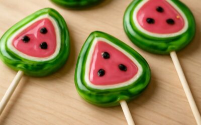watermelon lollipops: fresh, fruity pops that steal the show