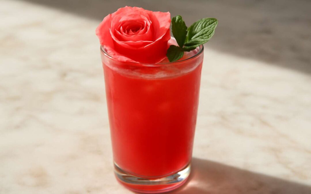 Sip Summer Bliss with watermelon roses cordial: A Refreshing Twist