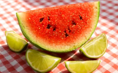 Sweet, spicy fusion: tajin watermelon bites that pop.